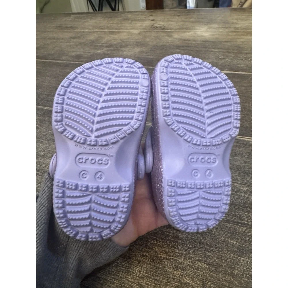 Crocs‎ Classic iAM Butterfly Clog K Girls Size 4 C NEW WITH TAGS! Purple